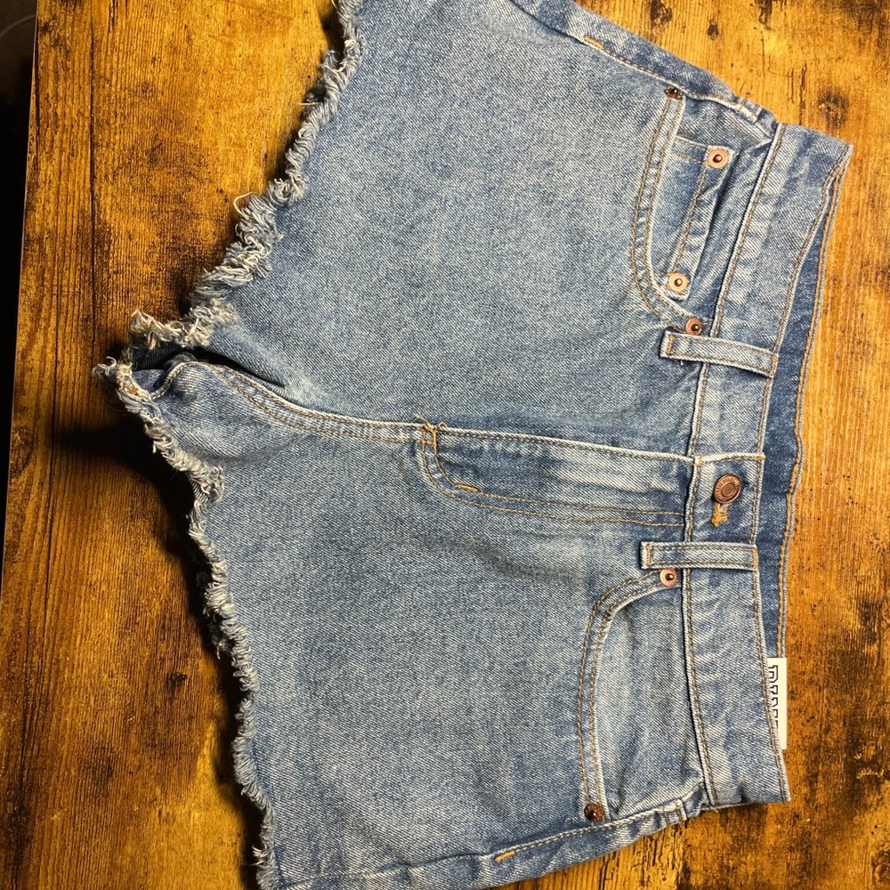 Brand new, never worn PINK denim shorts